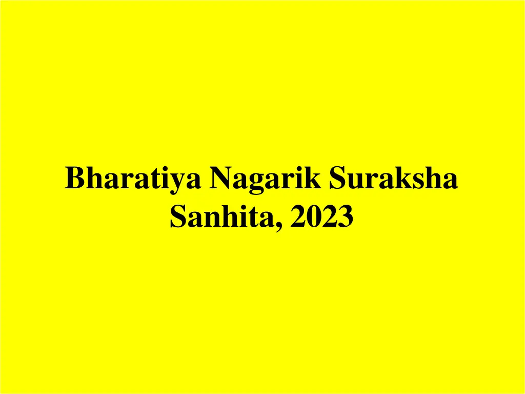 bharatiya nagarik suraksha sanhita 2023