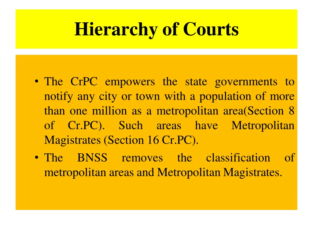 hierarchy of courts