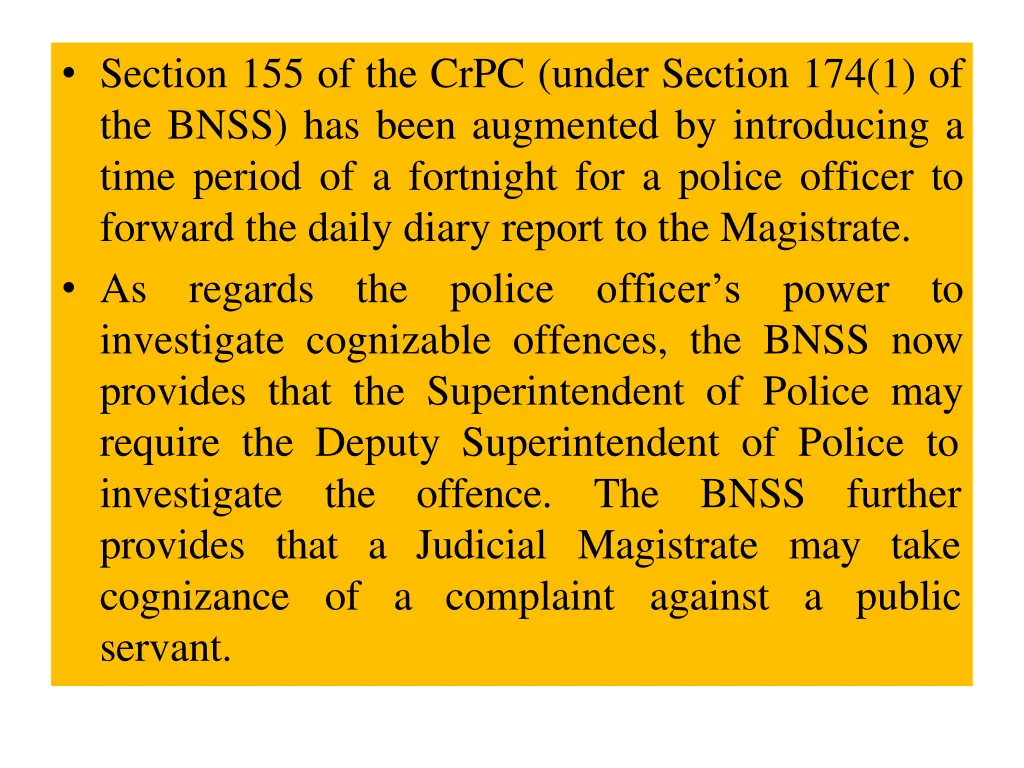 section 155 of the crpc under section
