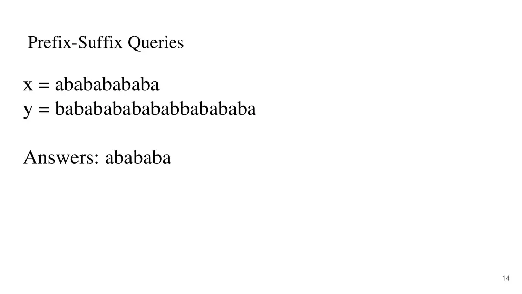 prefix suffix queries 1