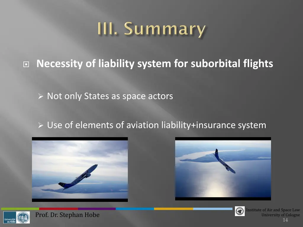 necessity of liability system for suborbital