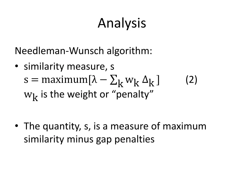 analysis 2