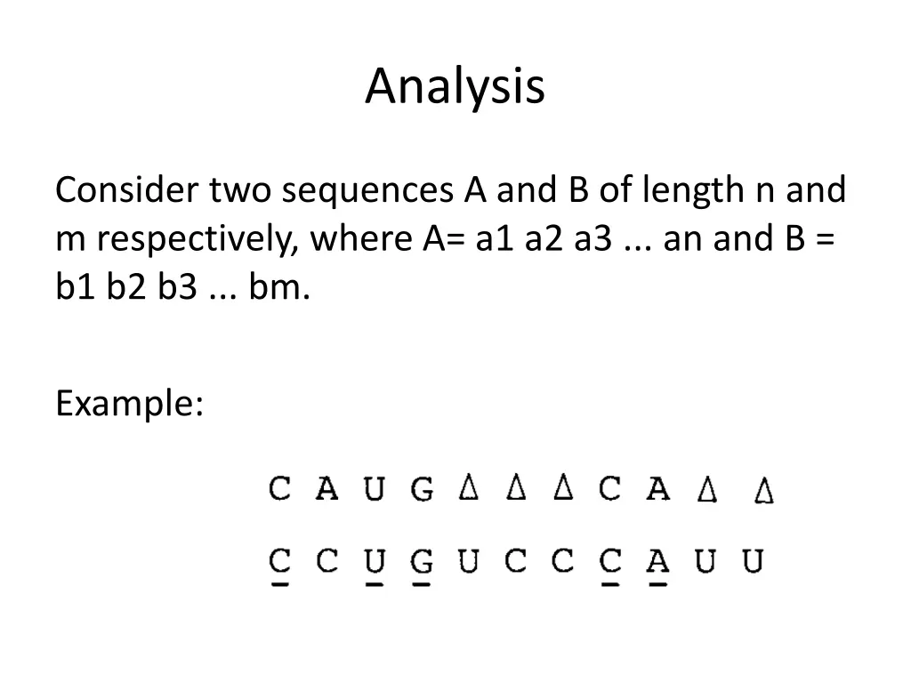 analysis