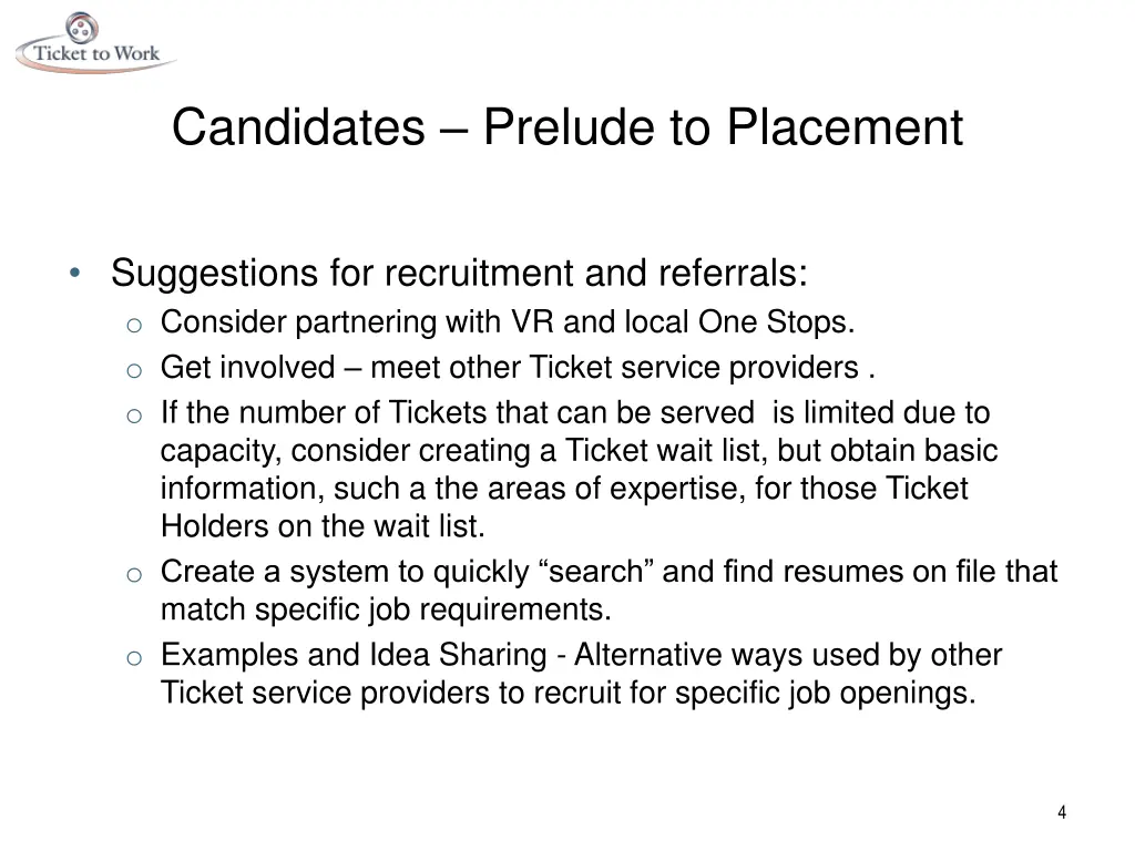 candidates prelude to placement