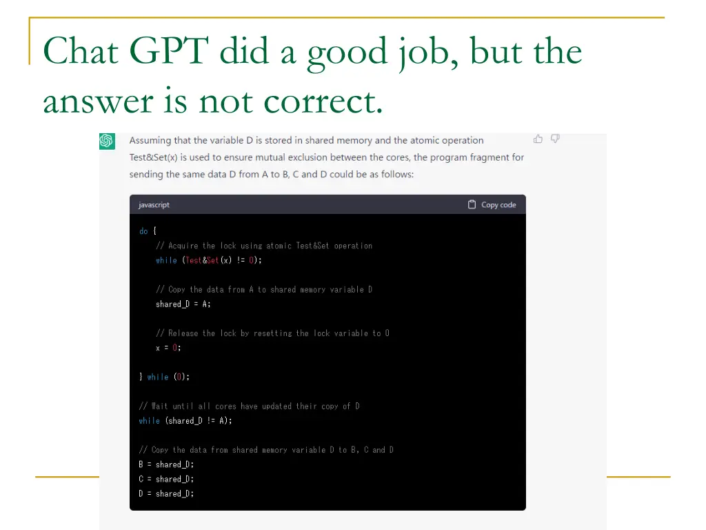 chat gpt did a good job but the answer