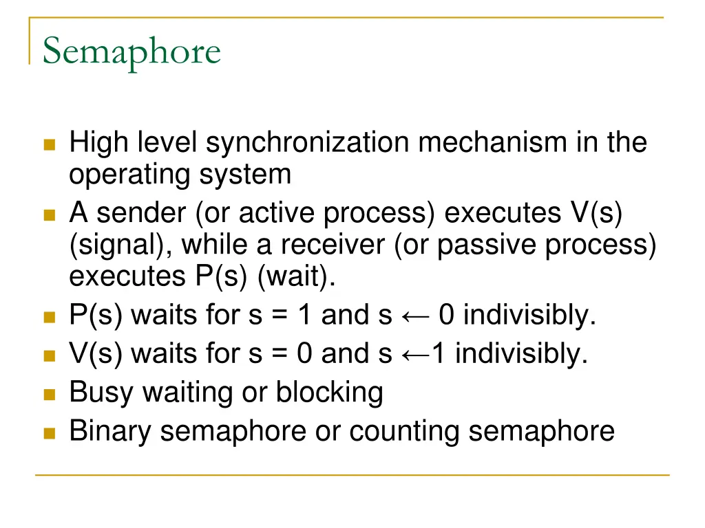 semaphore