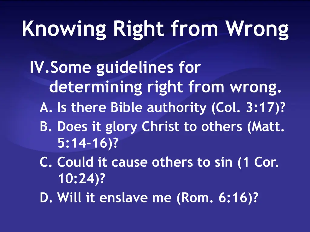 knowing right from wrong 3