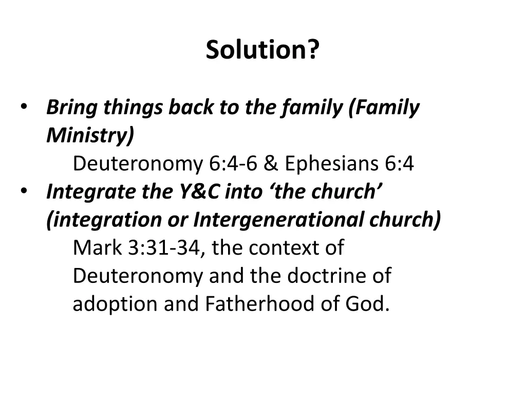 solution