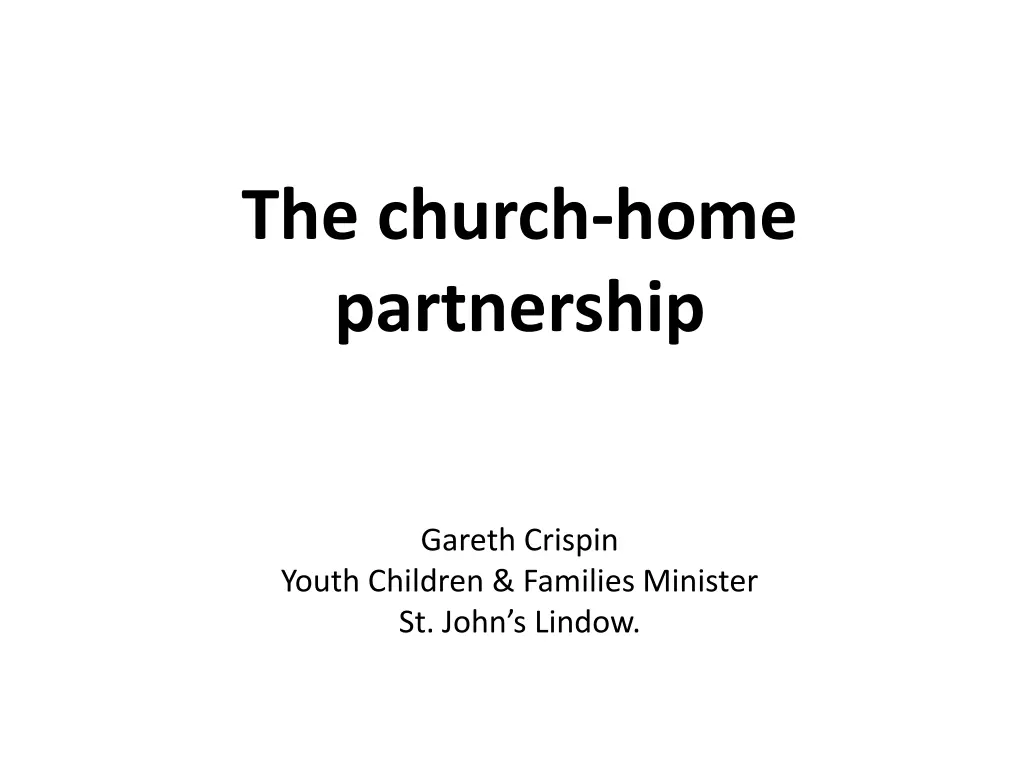 the church home partnership
