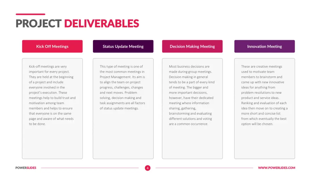 project project deliverables deliverables 3