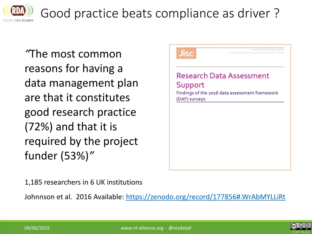 good practice beats compliance as driver