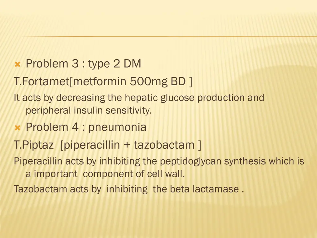 problem 3 type 2 dm t fortamet metformin 500mg