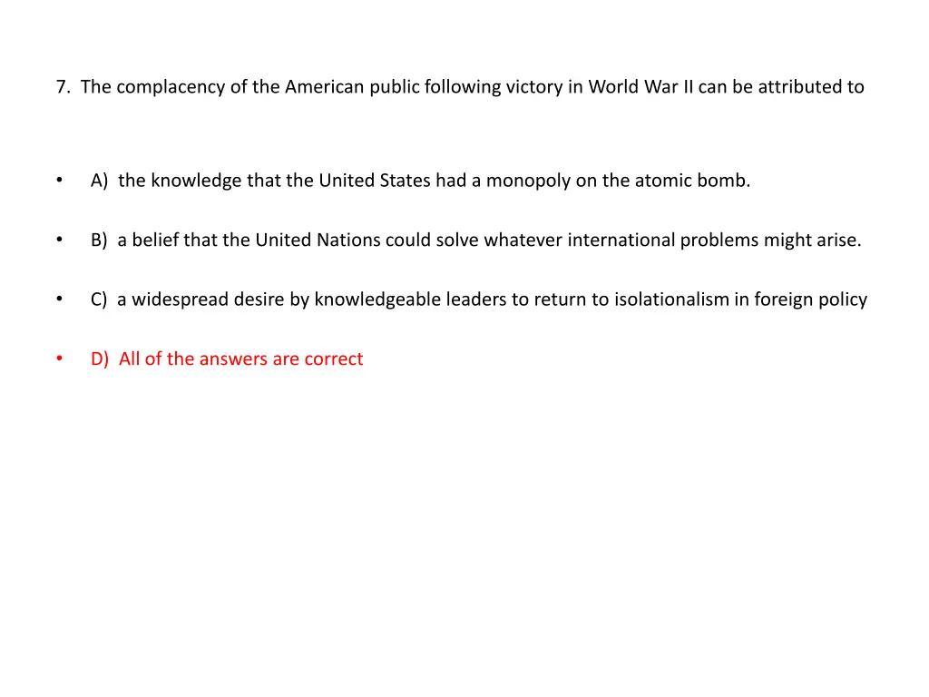 7 the complacency of the american public