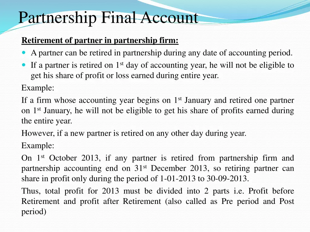 partnership final account 6