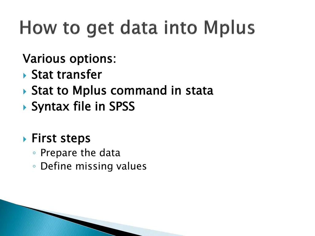 various options stat transfer stat to syntax file