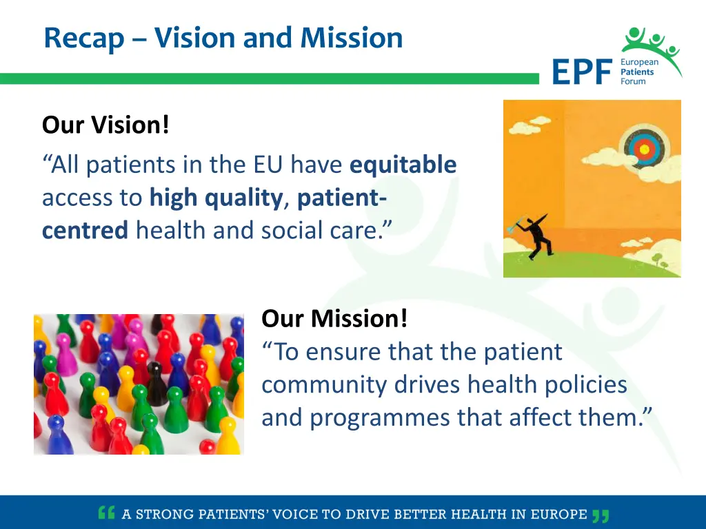 recap vision and mission