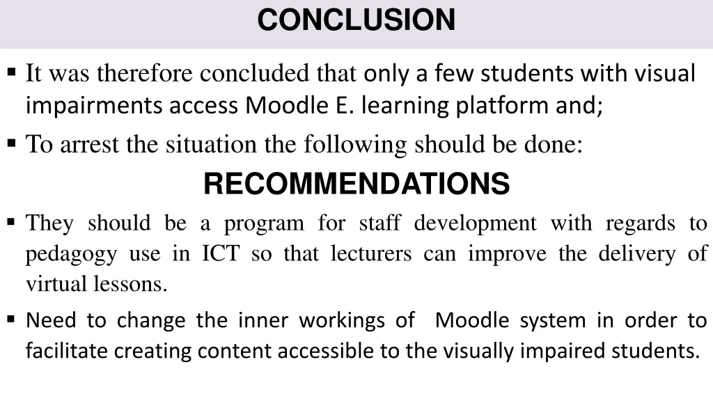 conclusion