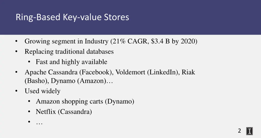 ring based key value stores