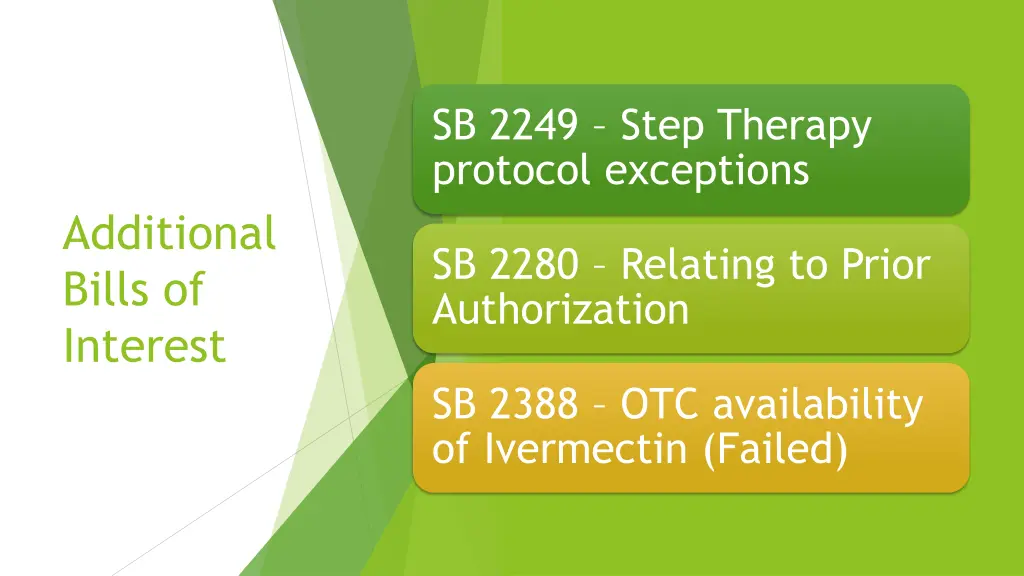 sb 2249 step therapy protocol exceptions