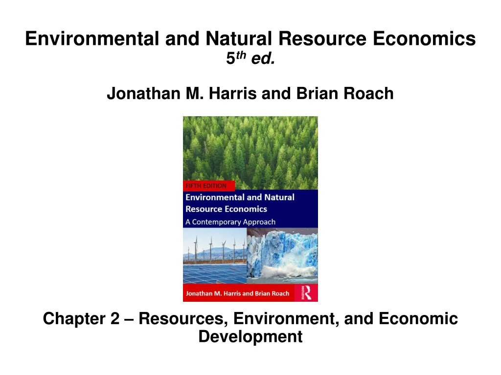 environmental and natural resource economics