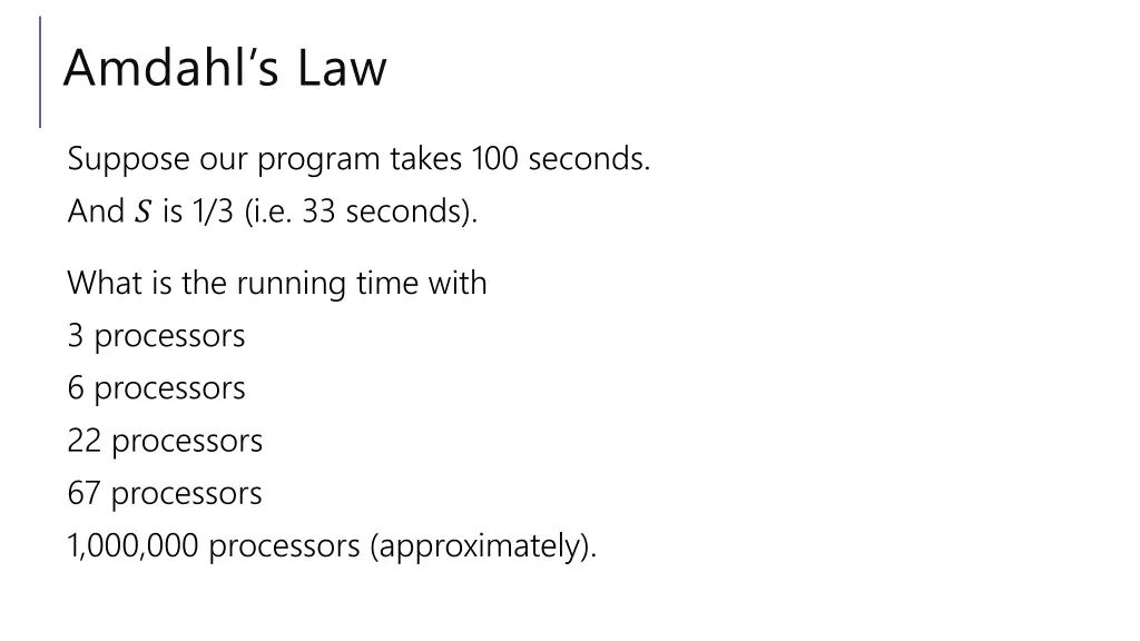 amdahl s law 2