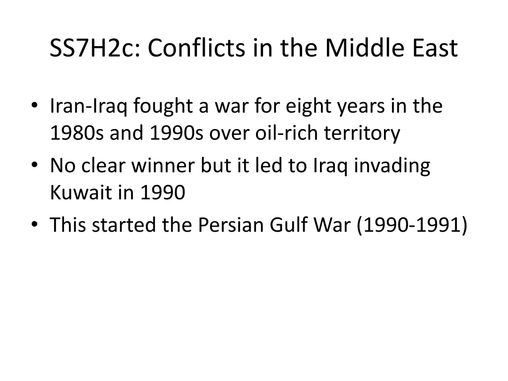 ss7h2c conflicts in the middle east 3