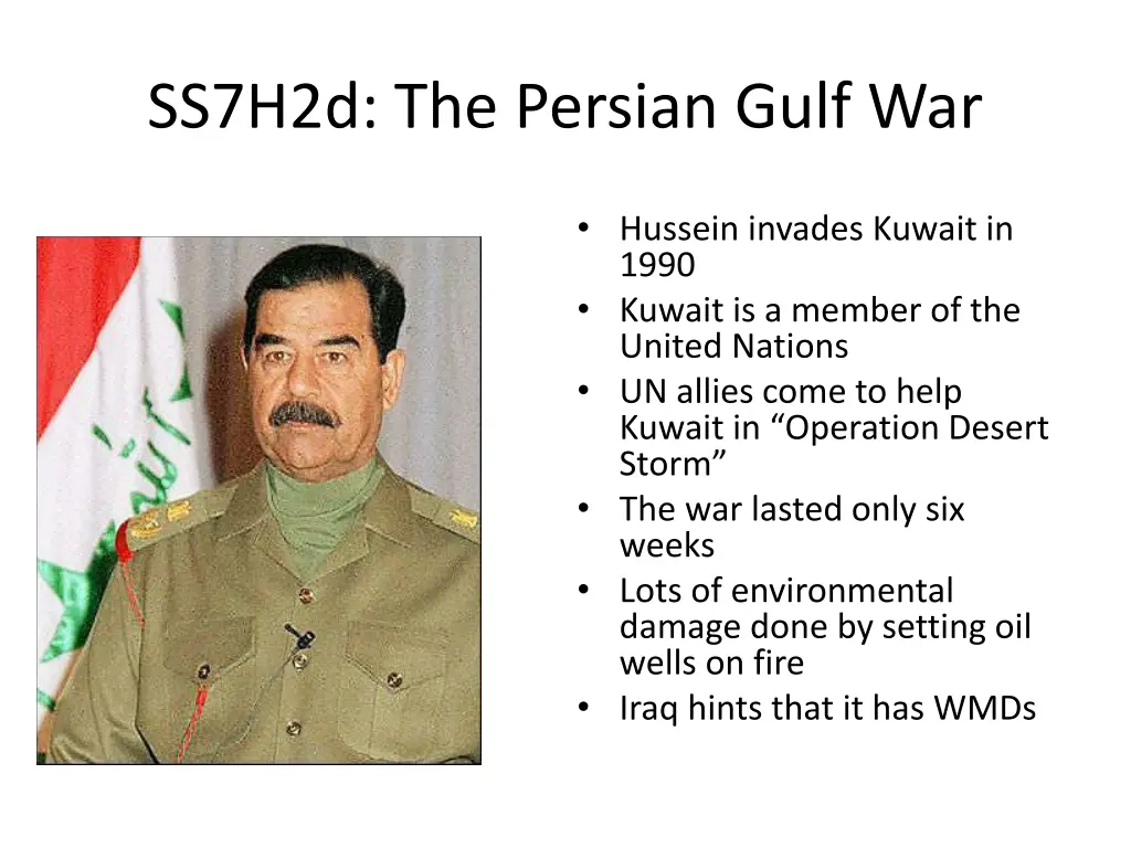 ss7h2d the persian gulf war 1