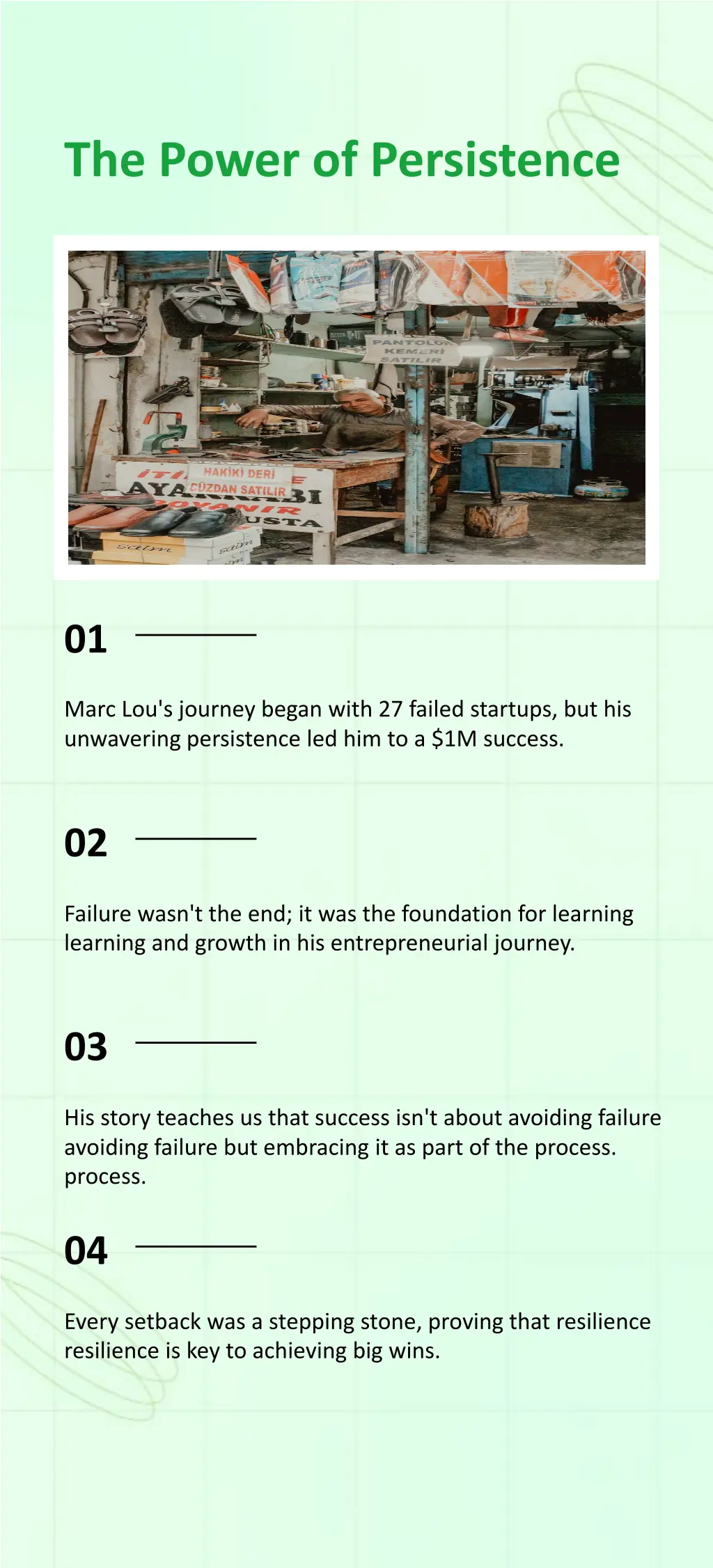 the power of persistence