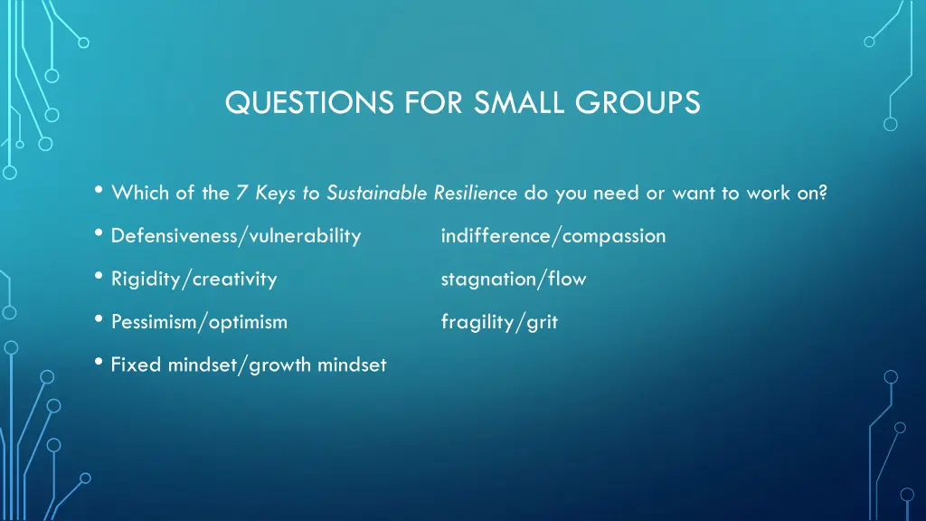 questions for small groups