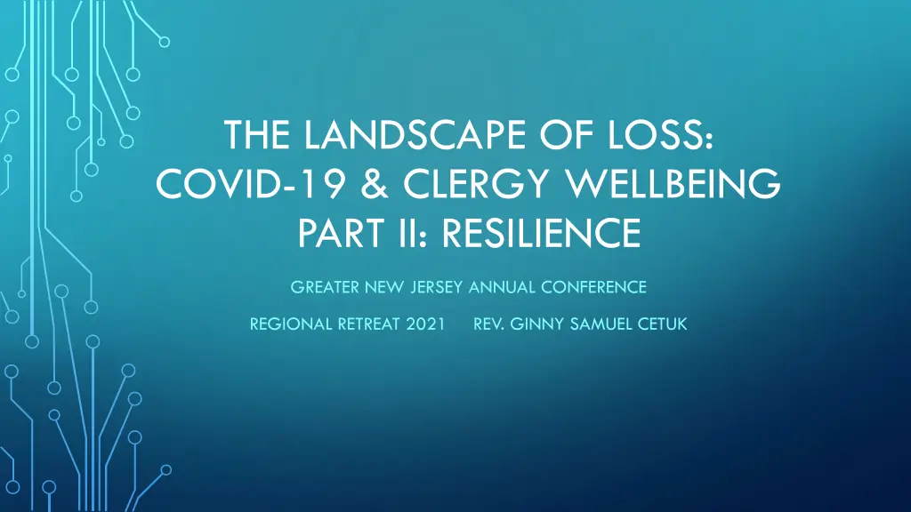 the landscape of loss covid 19 clergy wellbeing