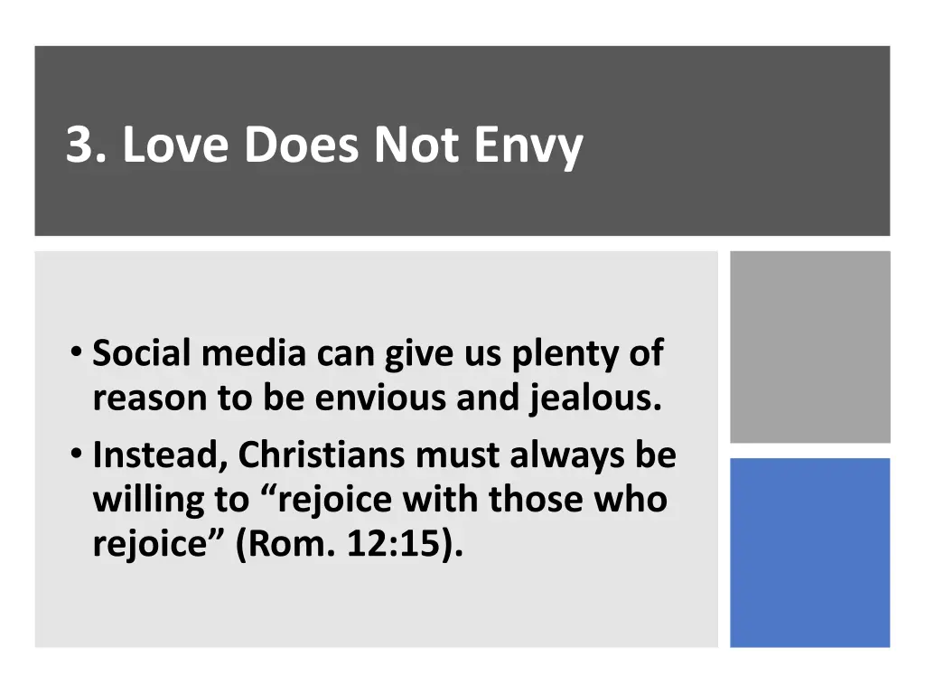 3 love does not envy