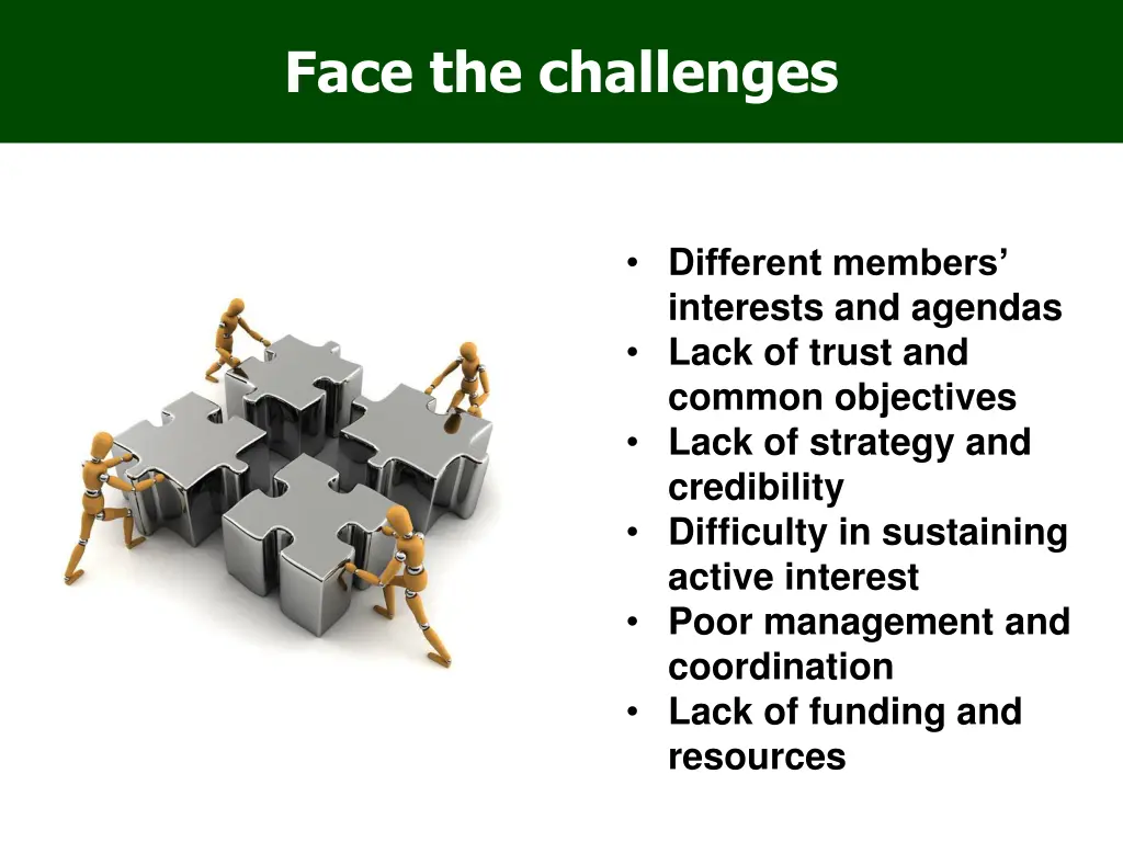 face the challenges