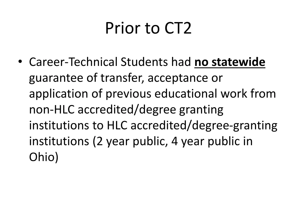 prior to ct2