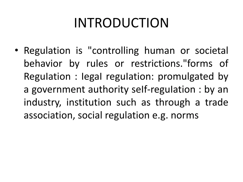 introduction