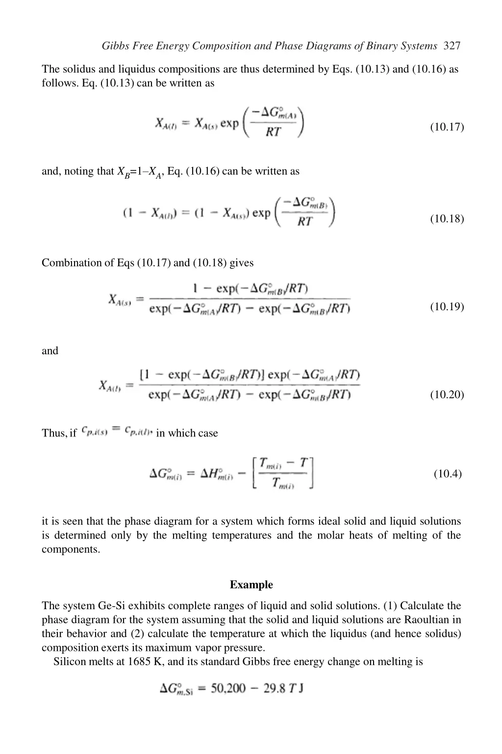 gibbs free energy composition and phase diagrams 8