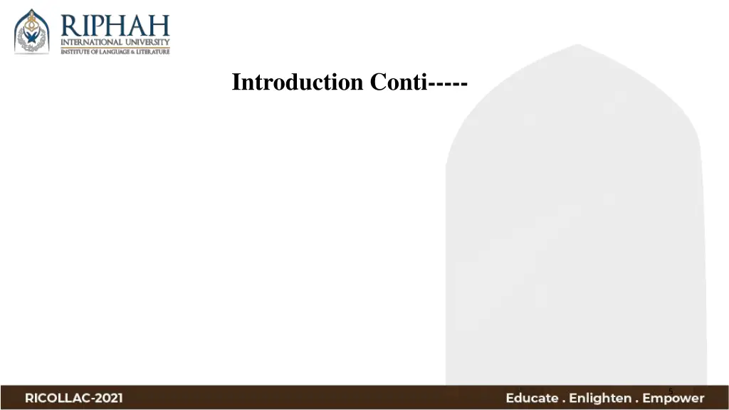 introduction conti