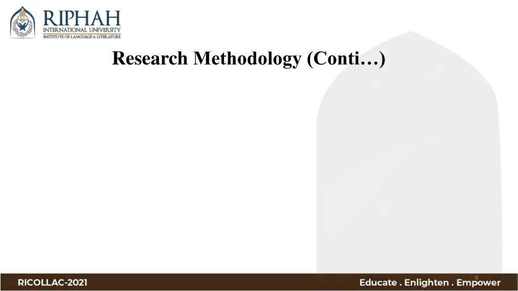 research methodology conti