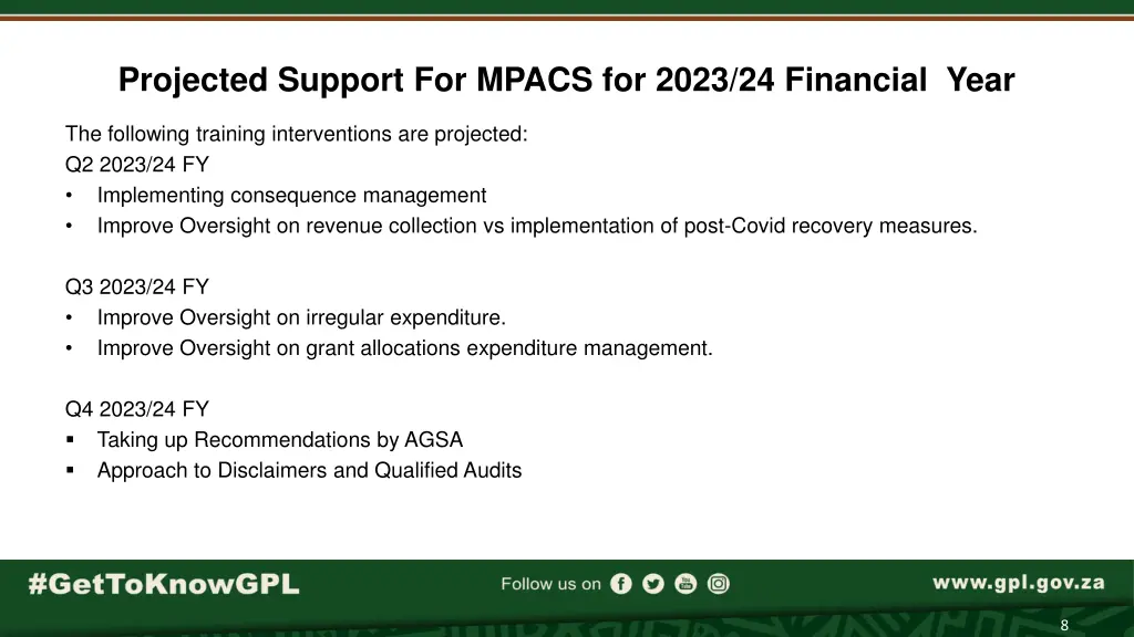 projected support for mpacs for 2023 24 financial 3