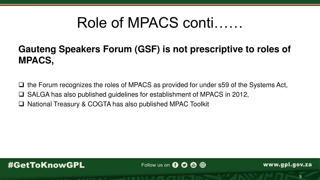 role of mpacs conti