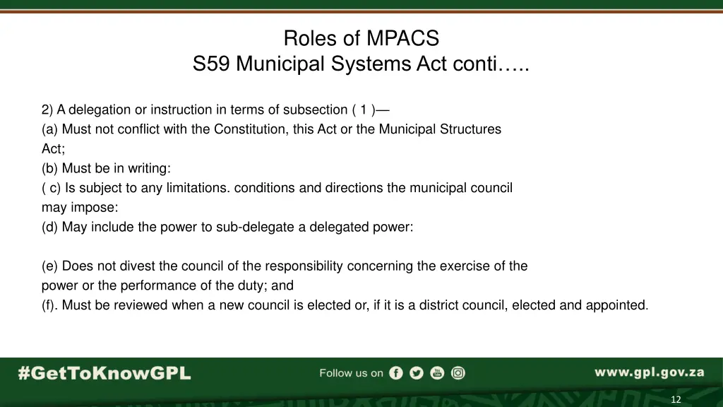 roles of mpacs 2