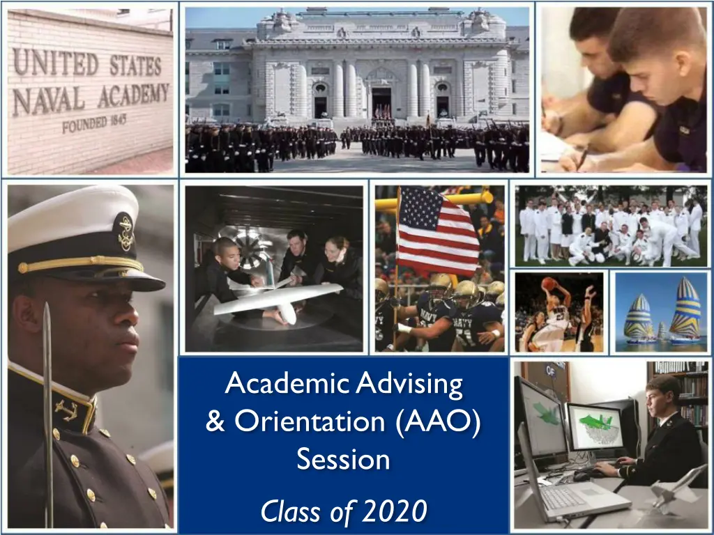 academic advising orientation aao session class