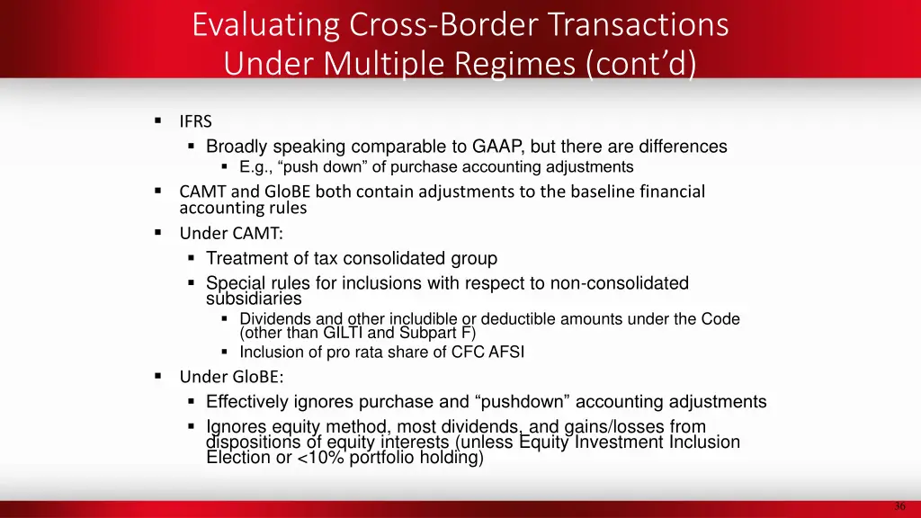 evaluating cross border transactions under 1