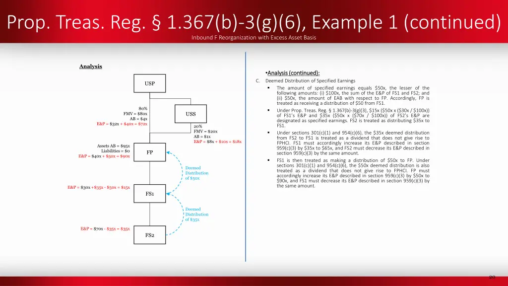 prop treas reg 1 367 b 3 g 6 example 1 continued