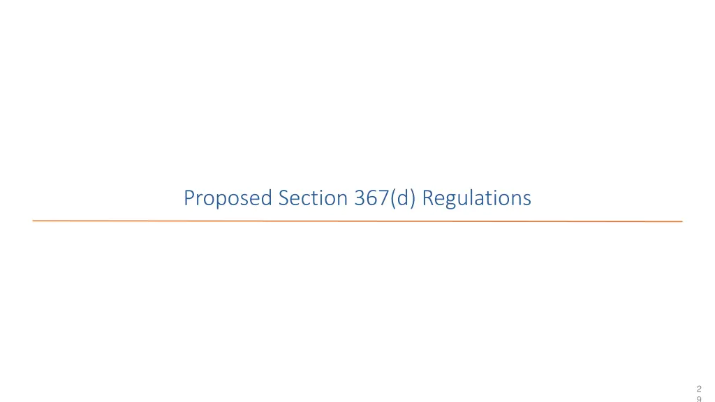 proposed section 367 d regulations