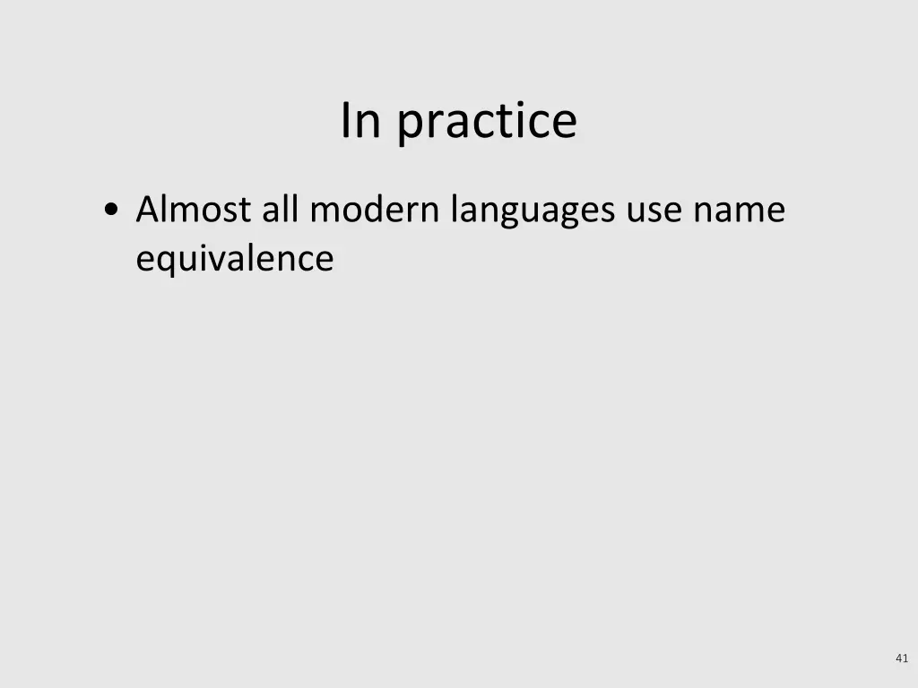 in practice