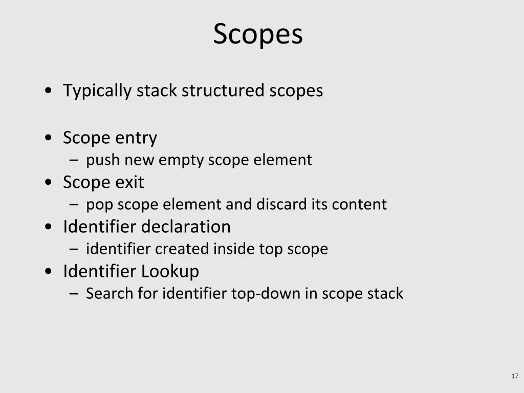 scopes
