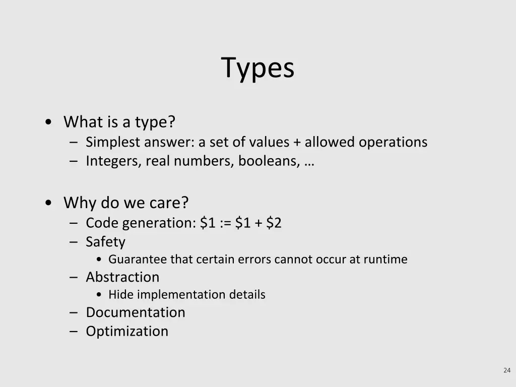 types