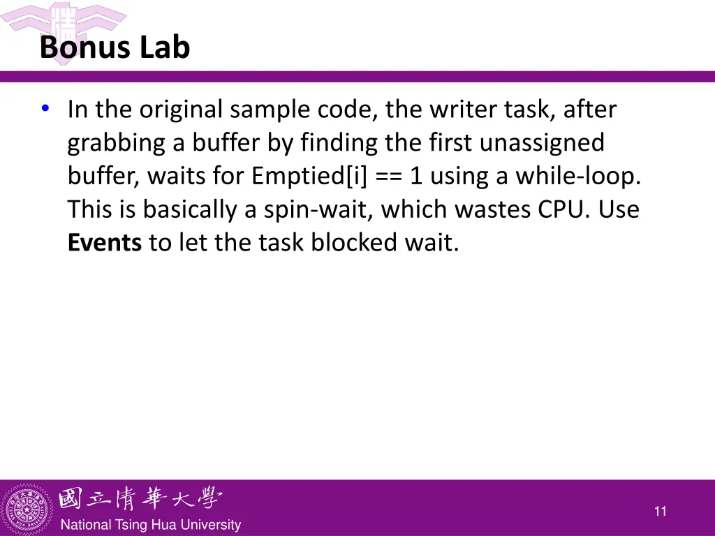 bonus lab