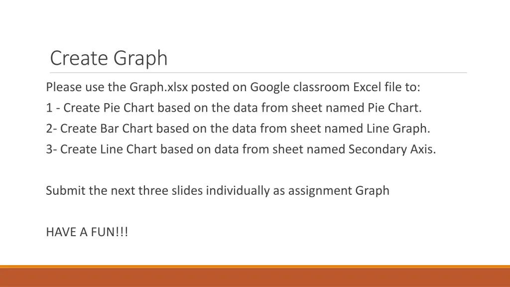 create graph