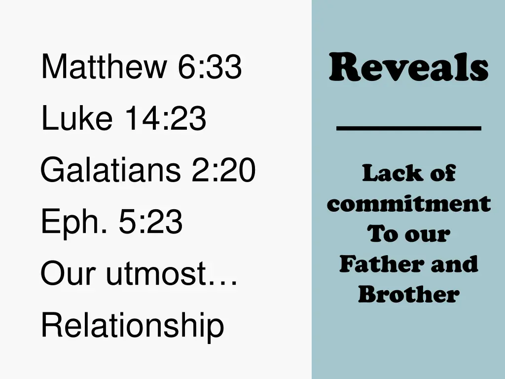 reveals